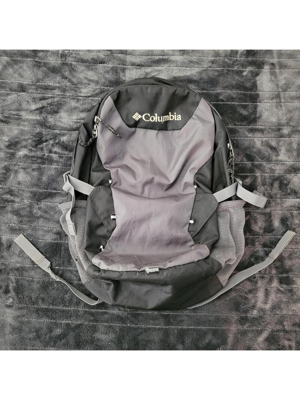 Columbia Black Gray Hiking Backpack Outdoor Daypack